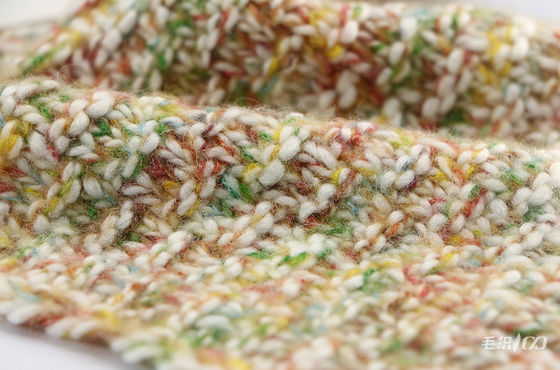 Warm Chunky Acrylic And Nylon Blend Yarn Anti Fouling Multi Function